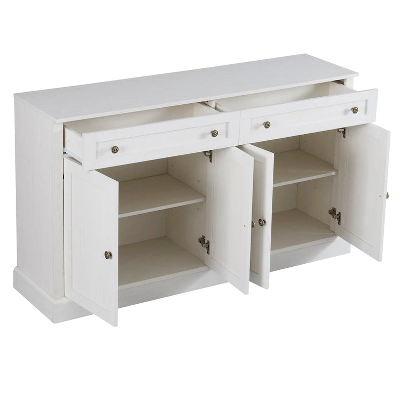 Sideboard Buffet Cabinet with 2 Drawers and 4 Doors