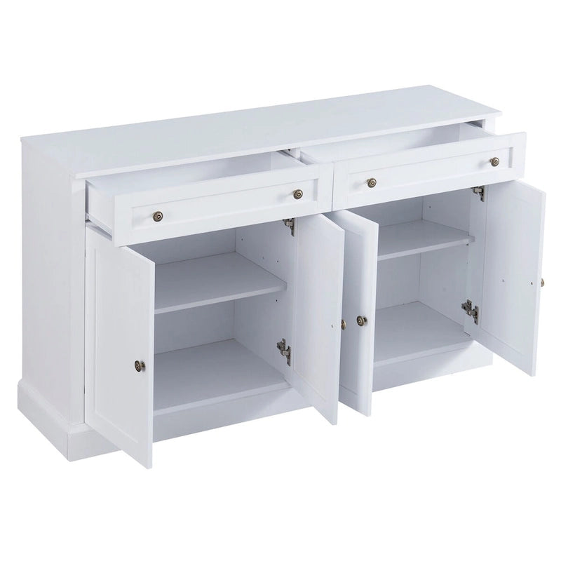 Sideboard Buffet Cabinet with 2 Drawers and 4 Doors